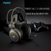 Esports Gaming Headset 7.1 Virtual Surround Sound Gamer Earphones Voice Control With USB Wired Microphone Headphone RGB Backlight Noise-cancelling Dsign