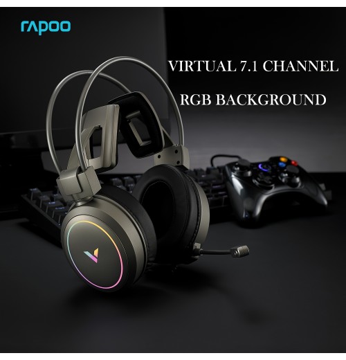 Esports Gaming Headset 7.1 Virtual Surround Sound Gamer Earphones Voice Control With USB Wired Microphone Headphone RGB Backlight Noise-cancelling Dsign