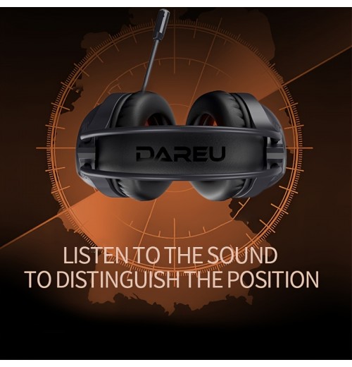 DAREU 3.5mm Gaming Headset For PC, PS4, PS5, Laptop, Xbox One, Mac, IPad, Switch Games, Computer Game Gamer Over Ear Flexible Microphone Volume Control With Mic