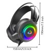 DAREU USB Gaming Headset For PC & Computer Headphones With Microphone/Mic Noise Cancelling, 7.1 Surround Sound Wired Headset & RGB Light, Gaming Headphones For PS4/PS5 Console Laptop Call Center