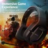 AIHOOR Wired Gaming Headset With 7.1 Surround Sound, Detachable Mic, In-Line Volume & Mute Control, RGB LED Light, Protein Ear Cushions, Over-Ear Headphone For PS4/PS5 Controller, PC (3.5mm Interface)