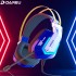 DAREU Mecha Gaming Headset For PC - USB Computer Headphones With Microphone/Mic Noise Cancelling, 7.1 Surround Sound Wired Headset&RGB Light - Gaming Headphones For PS4/PS5 Console Laptop