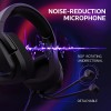 AIHOOR Wired Esports Headset With 7.1 Surround Sound, Detachable Mic, In-Line Volume & Mute Control, RGB LED Lights, Breathable Foam Ear Cushions, Over-Ear Headphone For PC, PS4/PS5 (USB Interface)