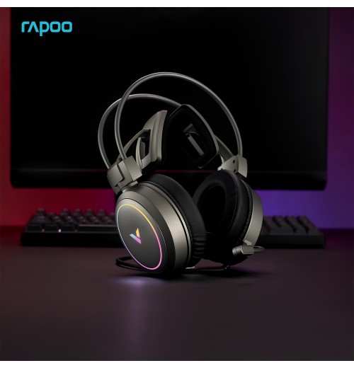 Esports Gaming Headset 7.1 Virtual Surround Sound Gamer Earphones Voice Control With USB Wired Microphone Headphone RGB Backlight Noise-cancelling Dsign