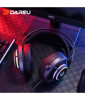 Dareu EH469 Wired Headset With Noise Cancelling, RGB Lights & Microphone Headphones, Microphone Headphone Usb