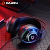 Dareu EH469 Wired Headset With Noise Cancelling, RGB Lights & Microphone Headphones, Microphone Headphone Usb