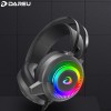 DAREU USB Gaming Headset For PC & Computer Headphones With Microphone/Mic Noise Cancelling, 7.1 Surround Sound Wired Headset & RGB Light, Gaming Headphones For PS4/PS5 Console Laptop Call Center