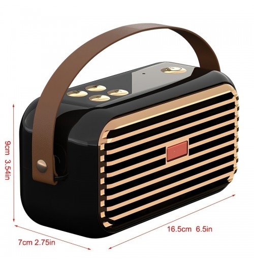 Portable BT Speakers Bass Boost USB Application Nfc For Computers 5.0 Stereo Tabletop Button Control USB