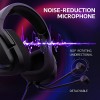 AIHOOR Wired Gaming Headset With 7.1 Surround Sound, Detachable Mic, In-Line Volume & Mute Control, RGB LED Light, Protein Ear Cushions, Over-Ear Headphone For PS4/PS5 Controller, PC (3.5mm Interface)