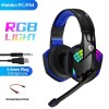 IN933 Stereo Esports Headset For PS4 /PC/ Xbox One/ PS5 , Ear Headset With Microphone, LED Light, Bass Surround, Soft Memory Earmuff For Laptop Mac Games